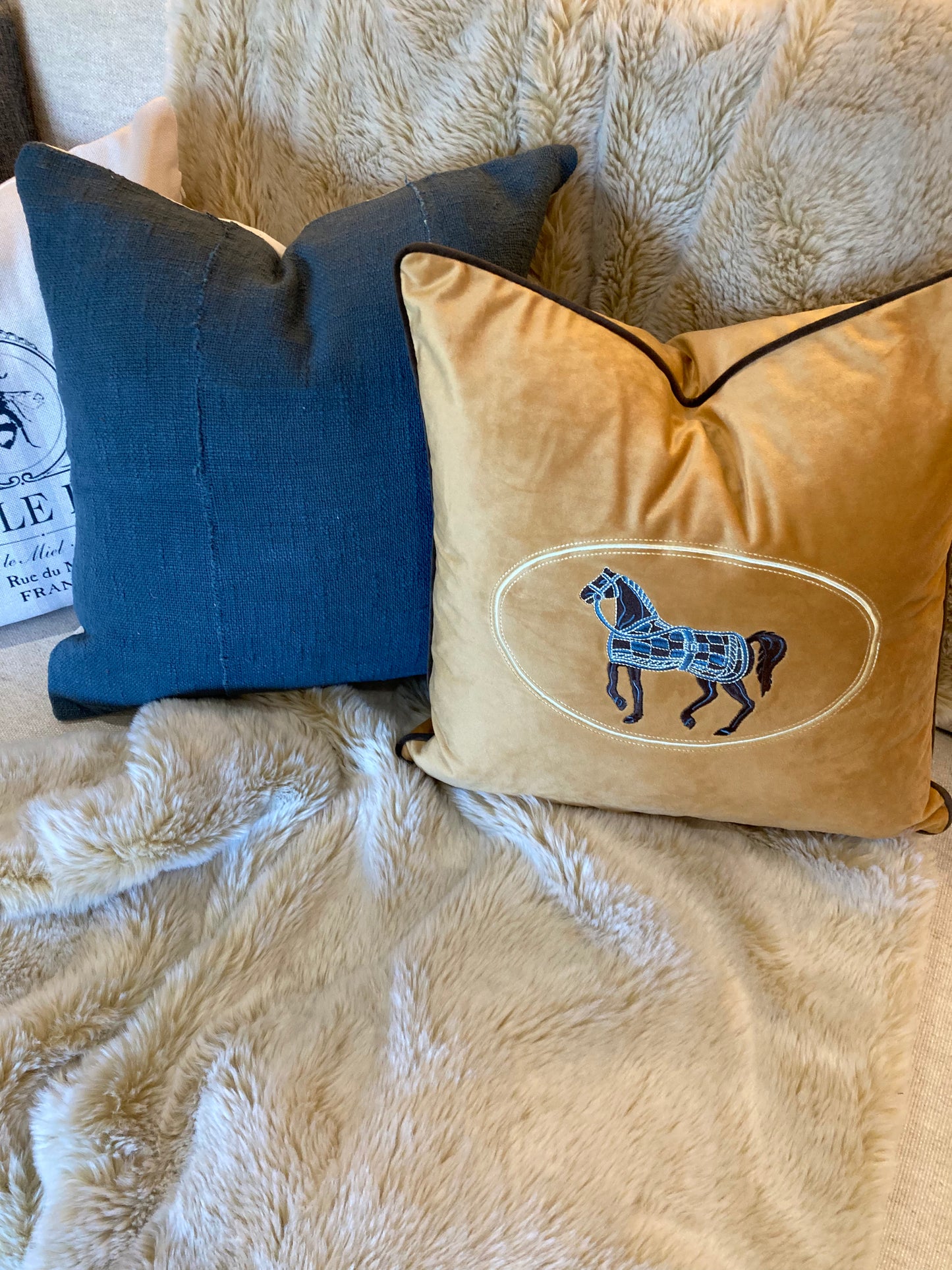 Authentic Mud cloth cushion cover