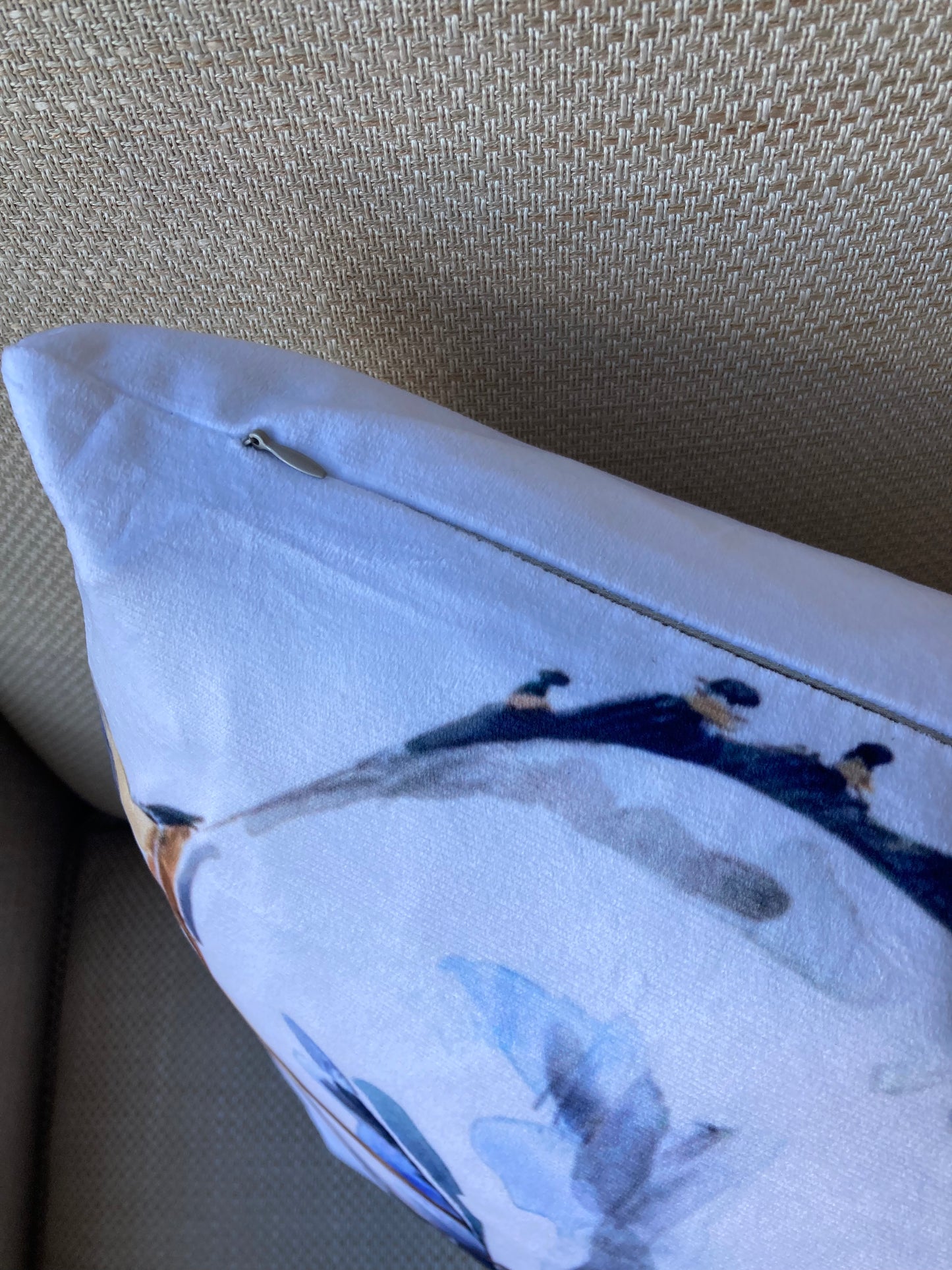 Velour dressage cushion cover