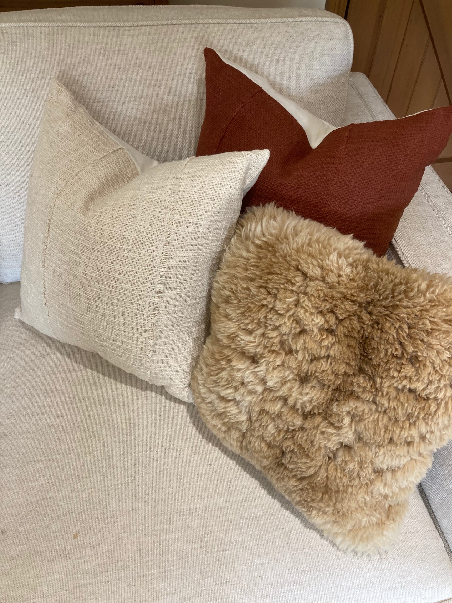 Authentic mud cloth cushion cover