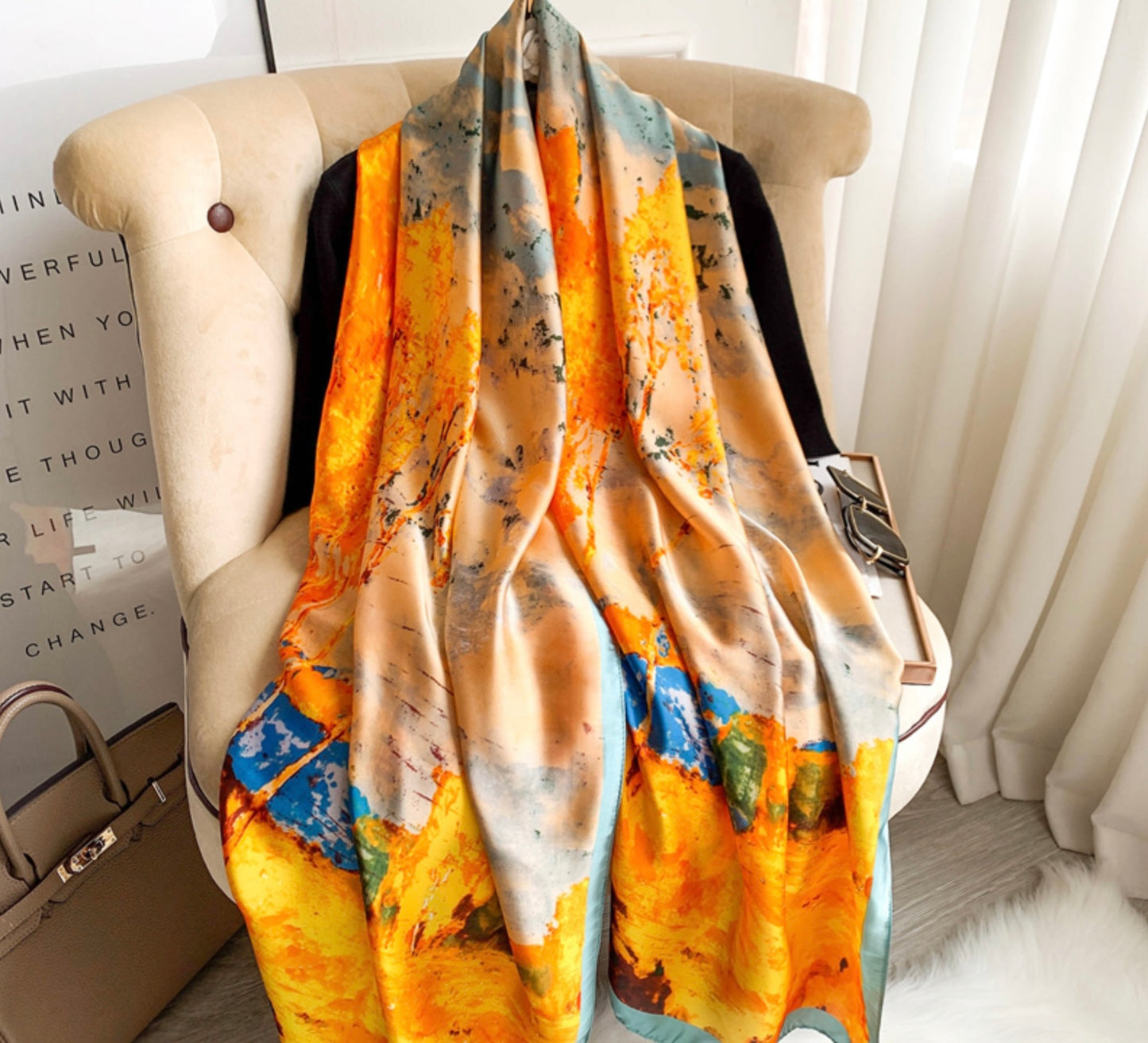 Luxury scarf large