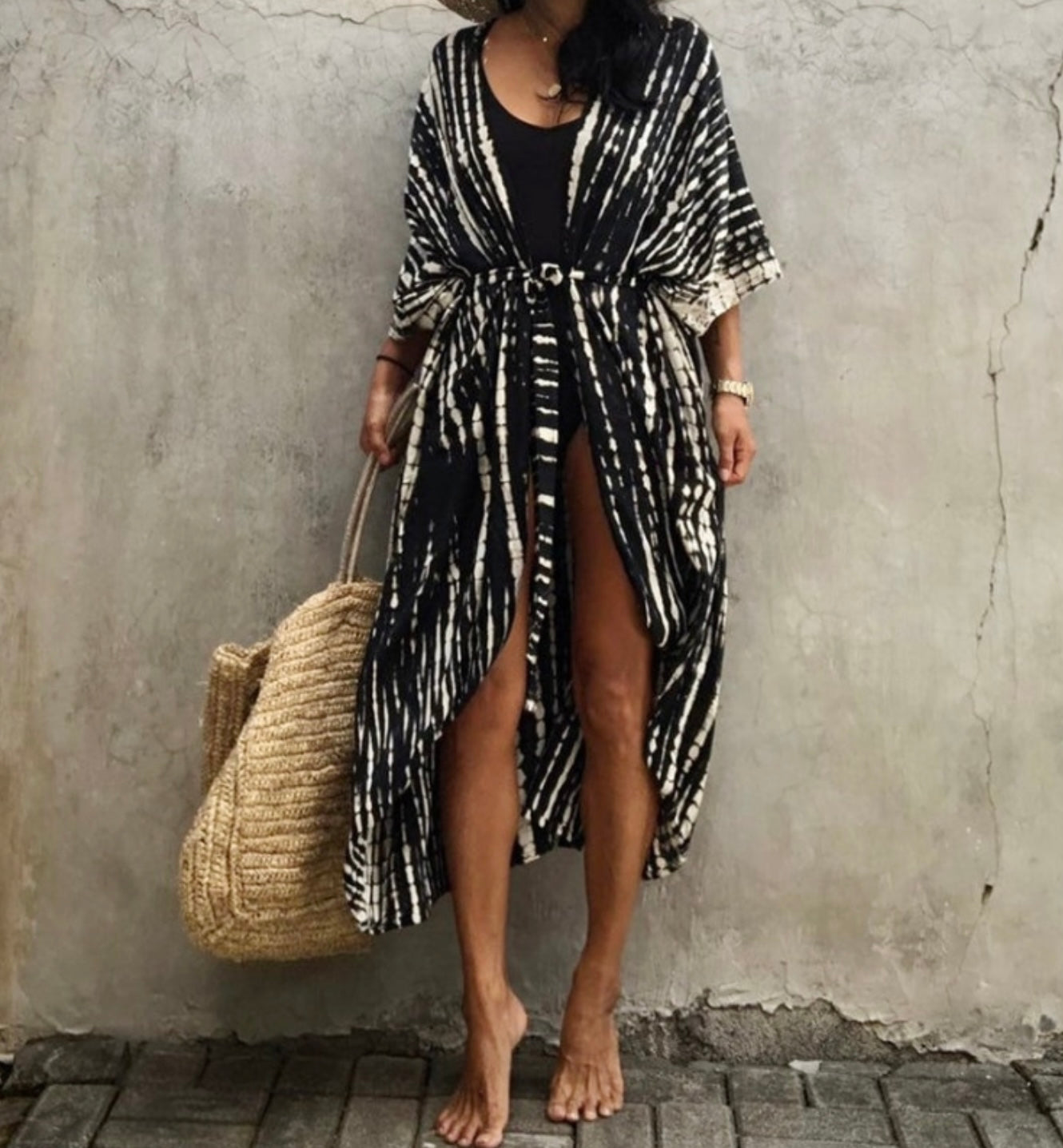 Black kimono