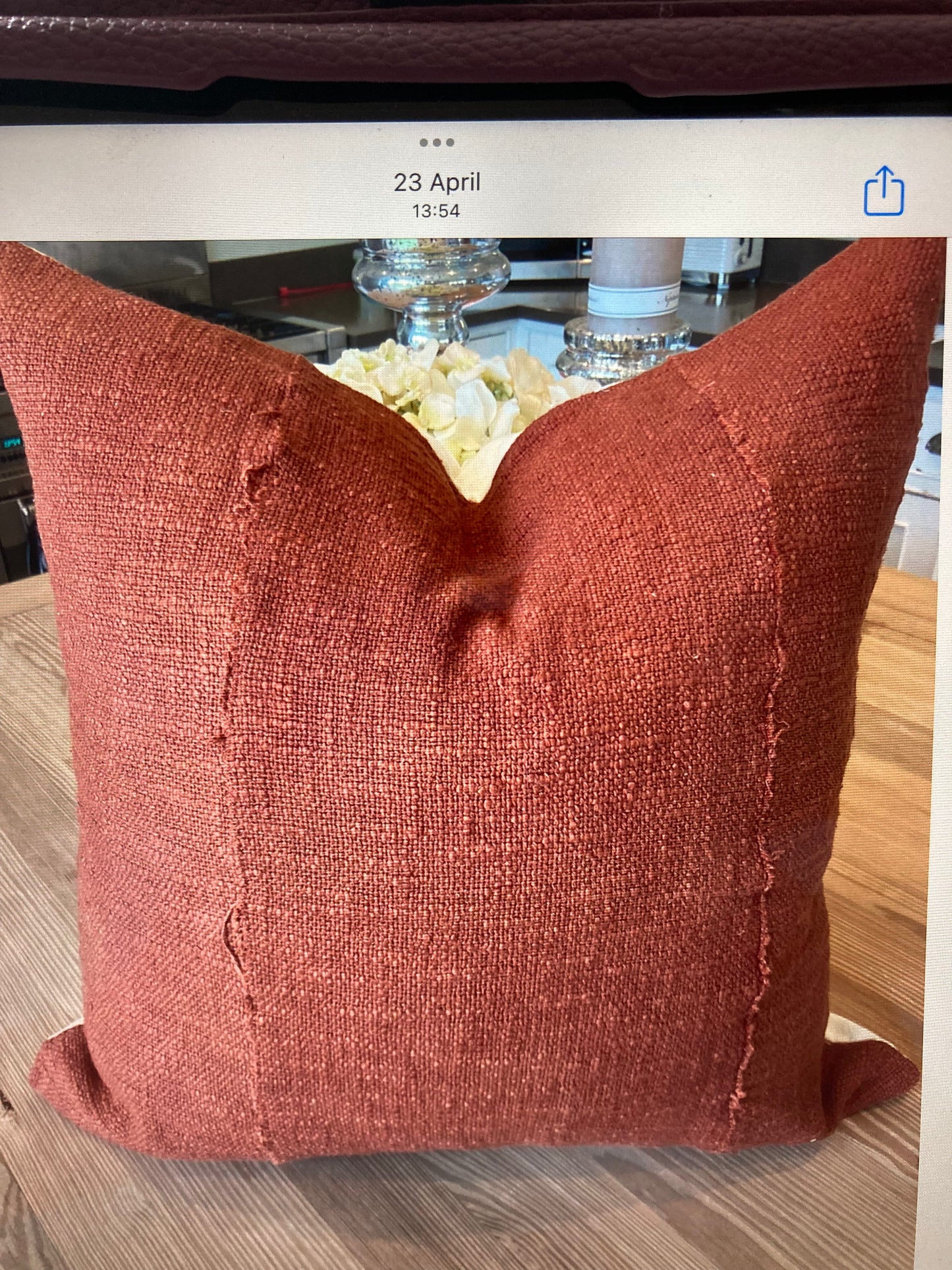 Authentic mud cloth cushion cover