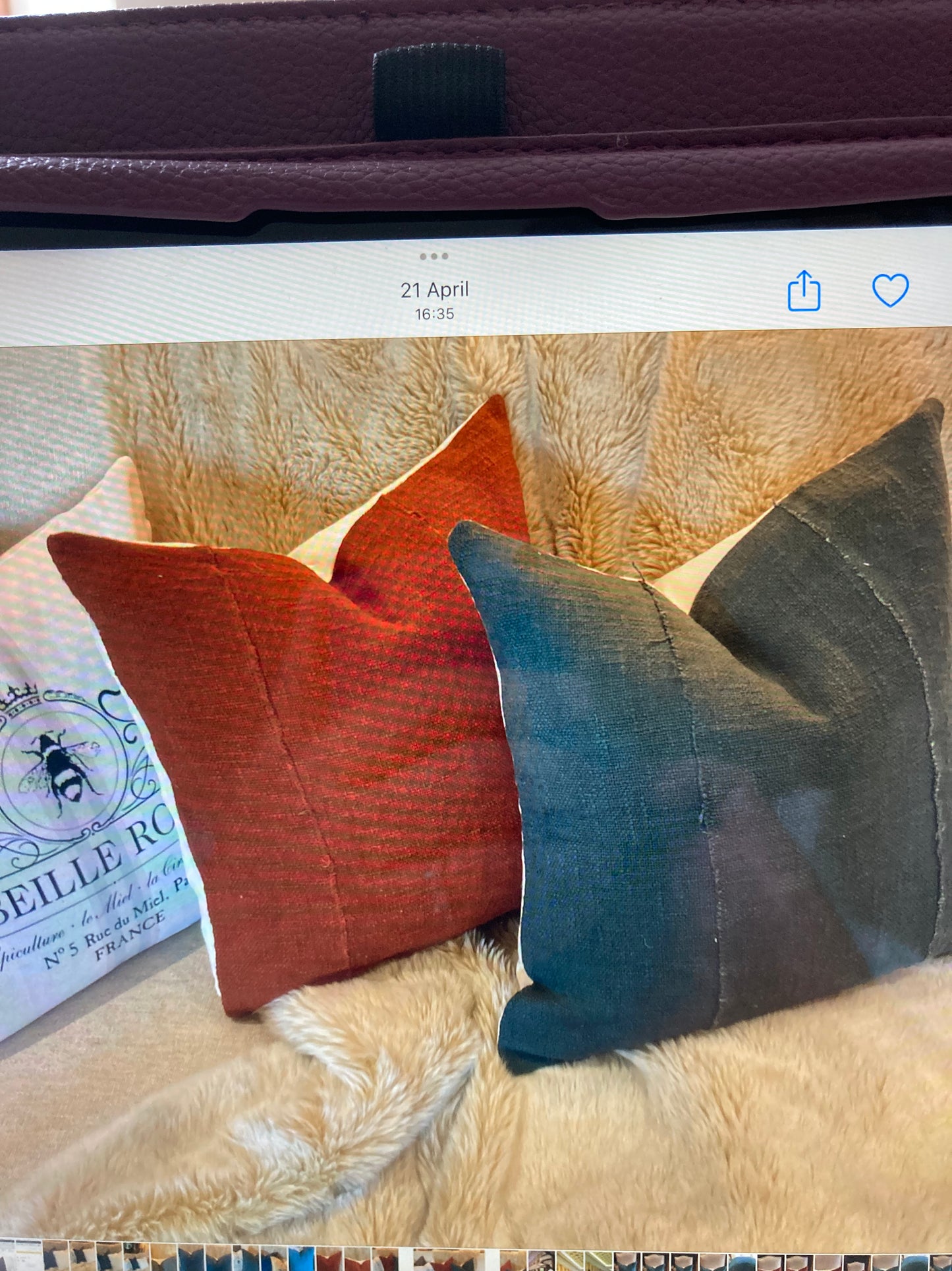 Authentic Mud cloth cushion cover