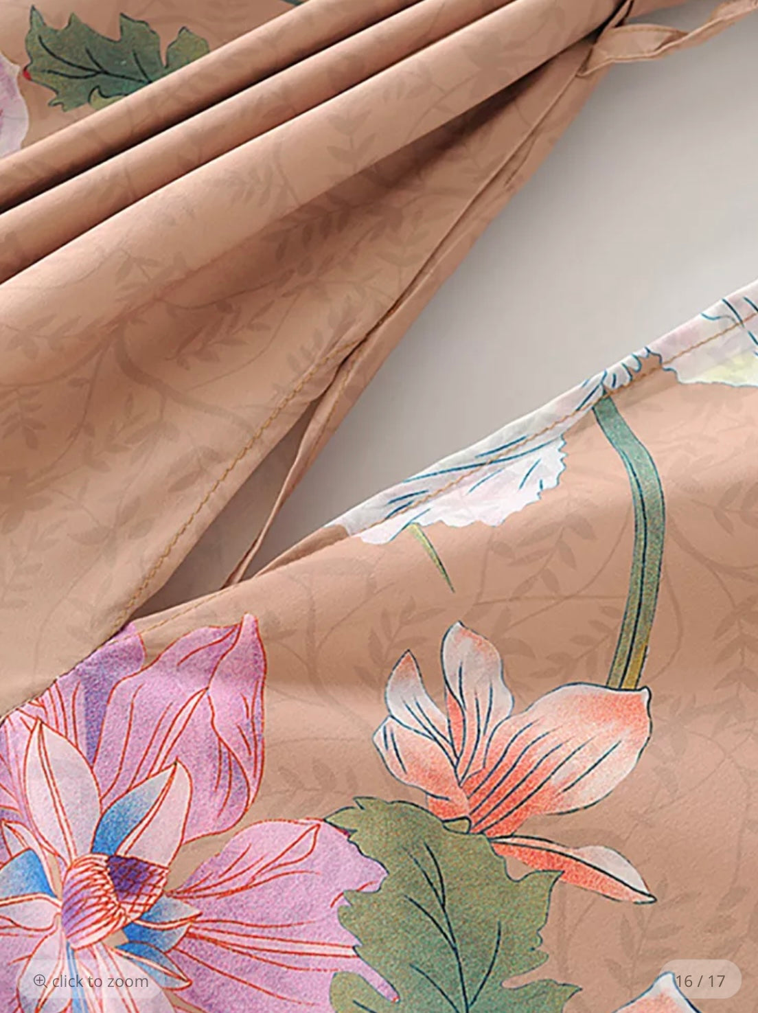 Kimono Peacock and Floral design
