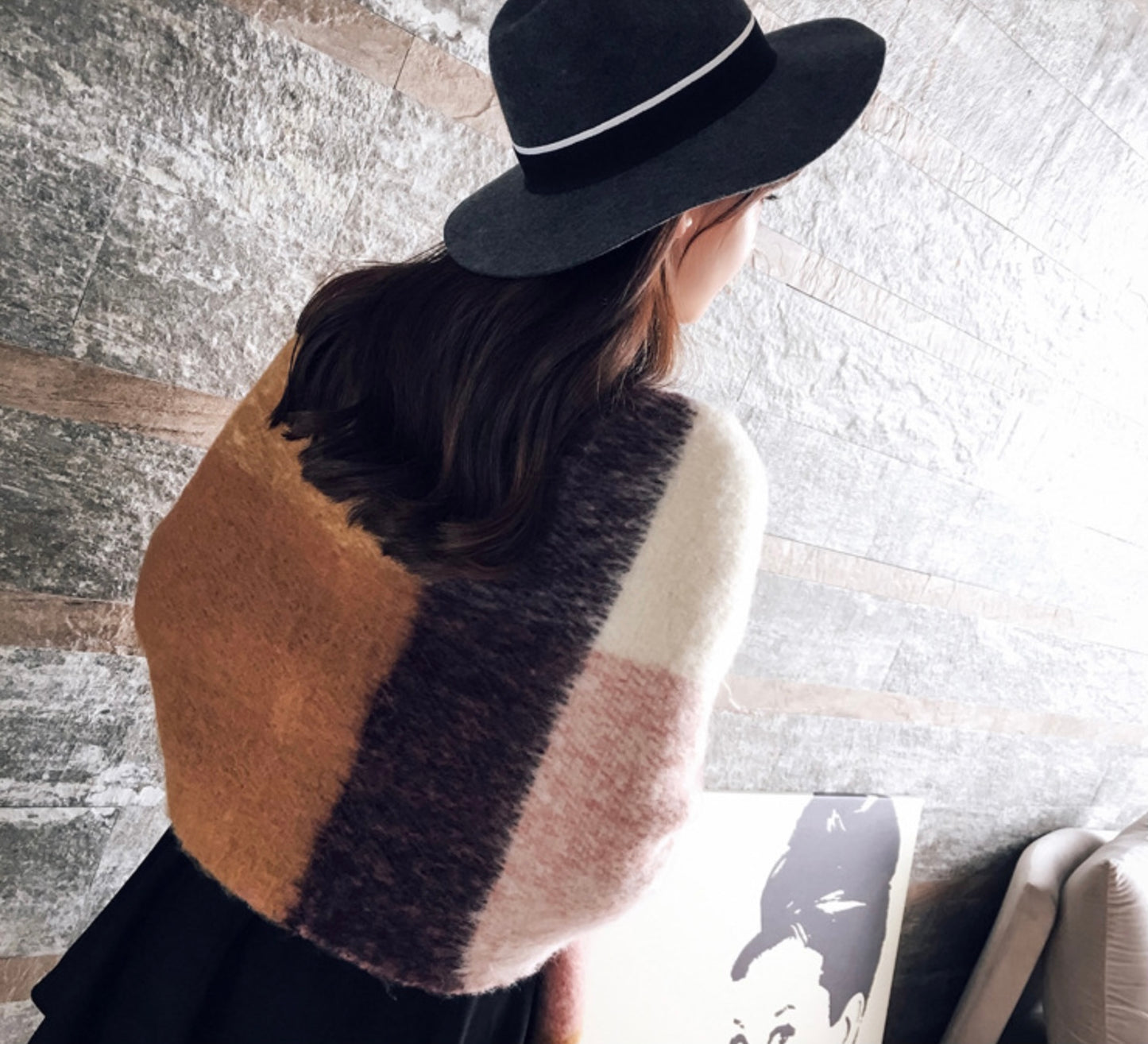 New fashion 2022 plaid scarf , long tassel ,shawl wrap