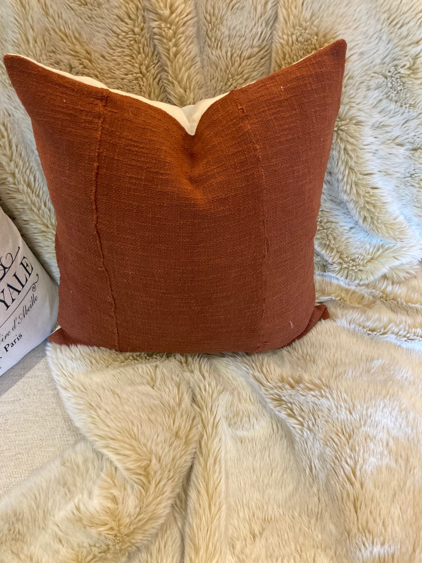 Authentic mud cloth cushion cover