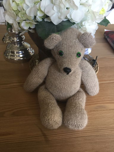 Alpaca bear ,teddy bear ,pure alpaca , handmade ,wool,