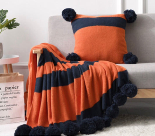 Luxury Pom Pom cushion cover
