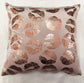 Pink velvet lips cushion cover