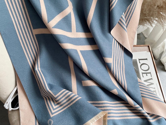 Blue / Pink Pashmina