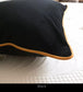 Luxury Black velvet cushion cover