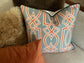 Abstract cushion cover grey and orange