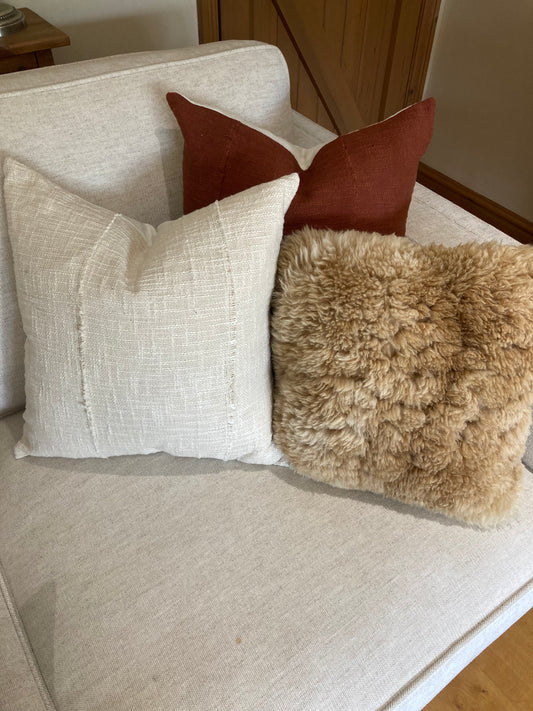 Authentic mud cloth cushion cover