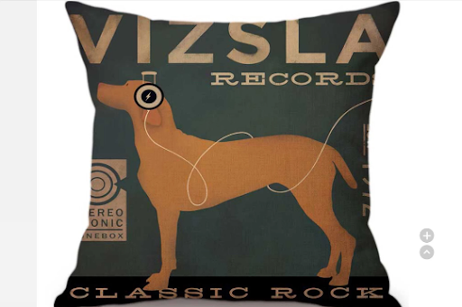 Whimsical Vintage pillow/cushion cover linen cotton 18x18 “ Dog farmhouse Nordic animal